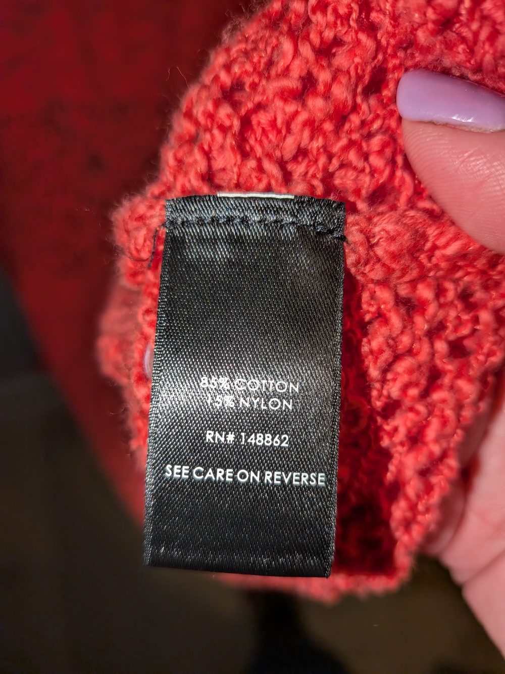 torrid Bright Coral Open-Knit Long Cardigan - Picture 6 of 8